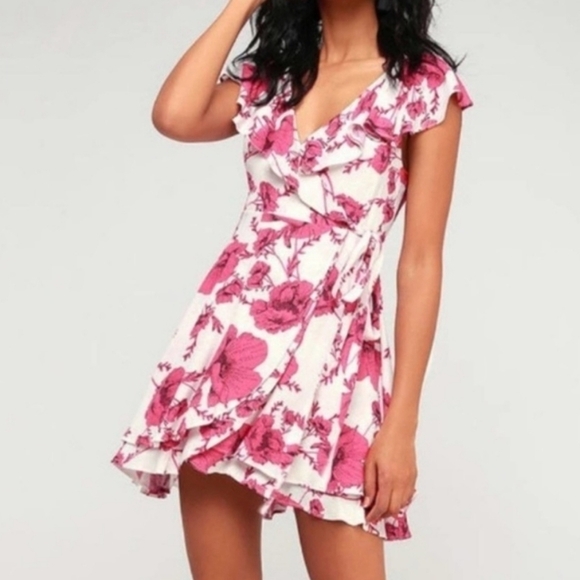 Free People French Quarter Wrap Dress S - Picture 3 of 6